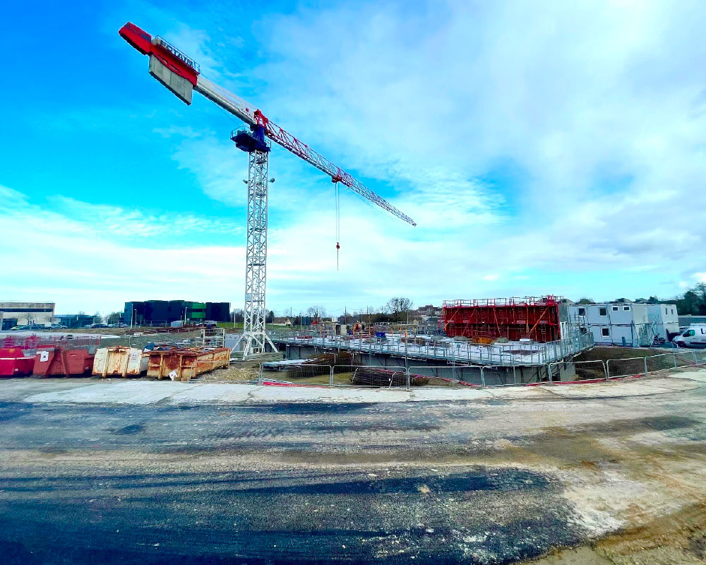 Construction d’un projet de bureau Orano à Cherbourg