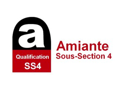 Logo Qualification Amiante SS4 (Sous-Section 4)